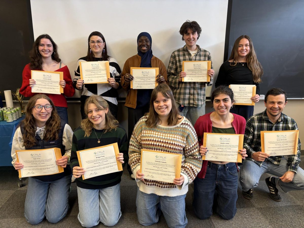 Recipients from French & Francophone Studies: 1st row, left to right: Katie Davis ’26, Bridget Foley ’27, Charlotte Vadnais ’27, Amelia Lawlor ’26, Daniel McGovern ’26
2nd row, left to right: Caroline Berkey ’28, Calixte Bintein (LA), Awa Cisse ’27, Jack Gronholz ’26, Stella Johnson ’27
Not pictured: Laurine Kim ’26, Grace Schwarz ’27